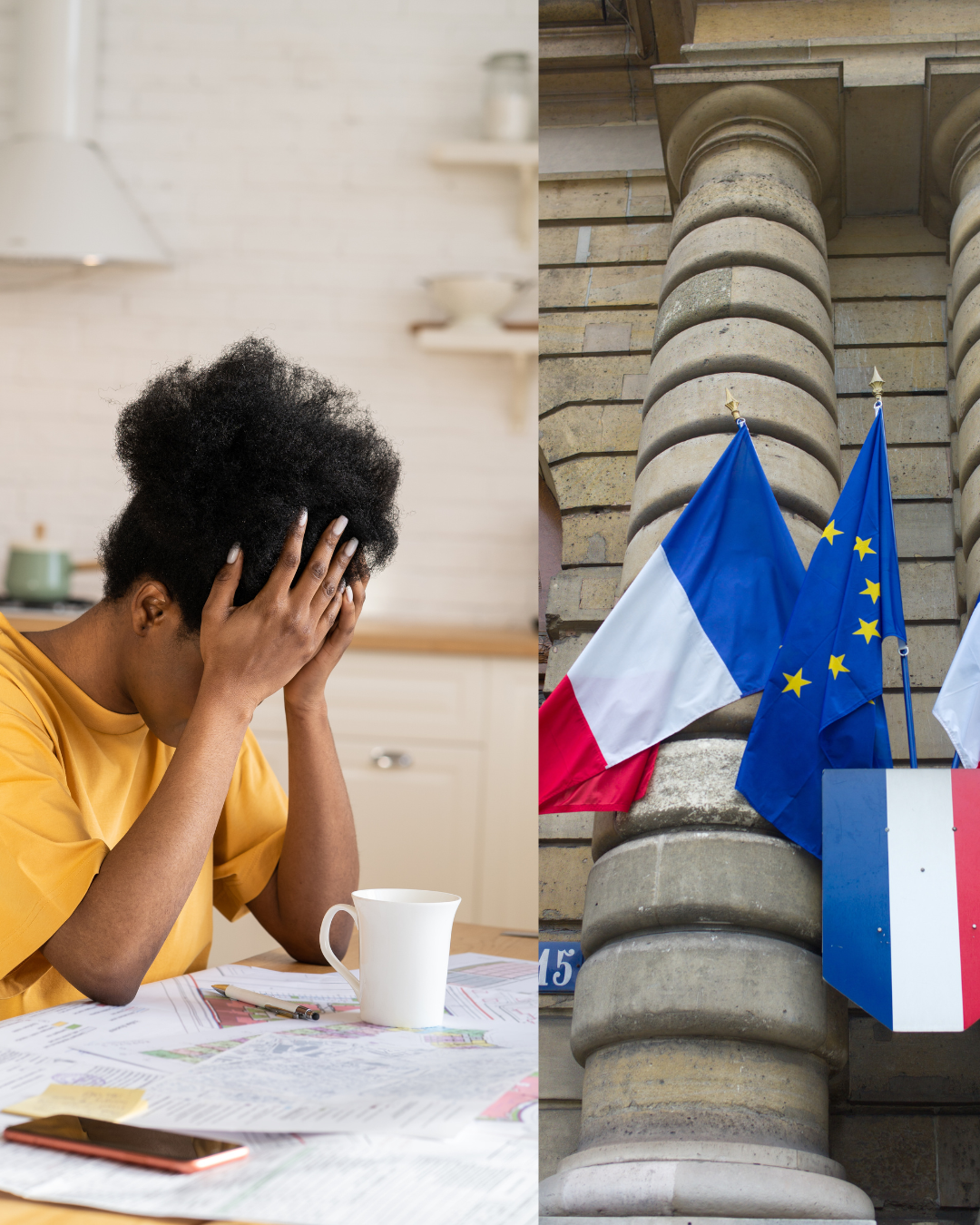 Femme travaillant sur un ordinateur malgré des douleurs liées à l'endométriose, illustrant les défis de la vie professionnelle avec une maladie chronique.