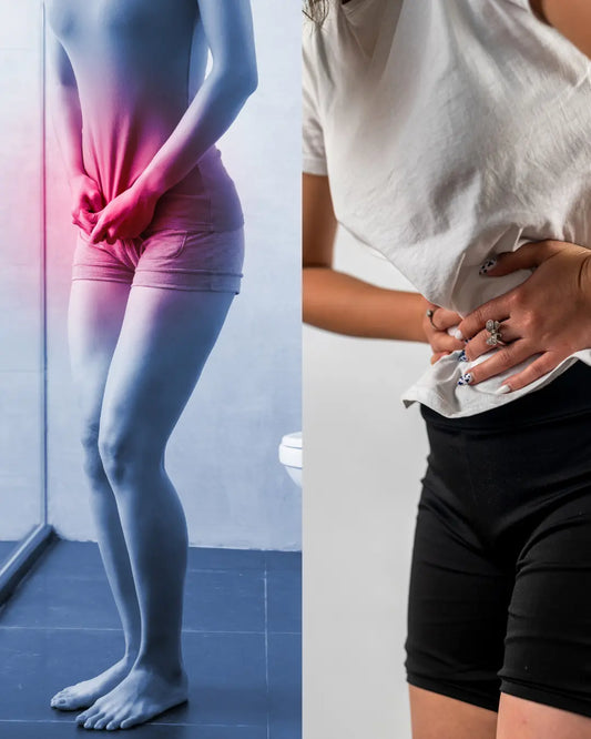 Femme souffrant de troubles urinaires liés à l'endométriose