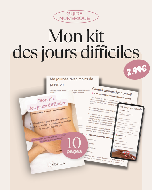 Mon kit des jours difficiles 🌸 endolia.fr