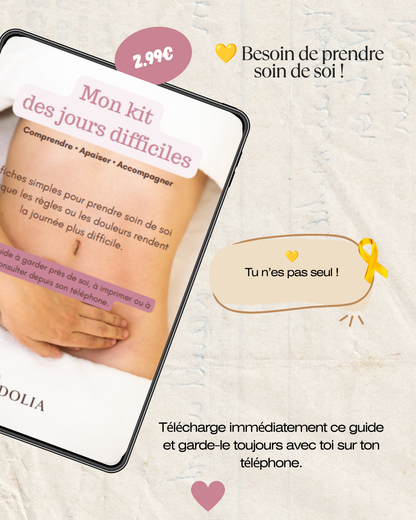 Mon kit des jours difficiles 🌸 endolia.fr