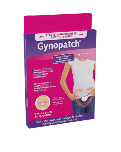 Patch chauffant règles douloureuses GYNOPATCH – Boîte de 3